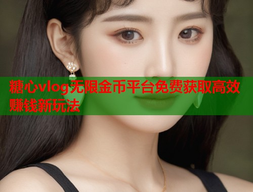 糖心vlog无限金币平台免费获取高效赚钱新玩法 糖心vlog无限金币平台免费获取高效赚钱新玩法