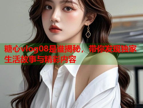 糖心vlog08是谁揭秘，带你发现独家生活故事与精彩内容