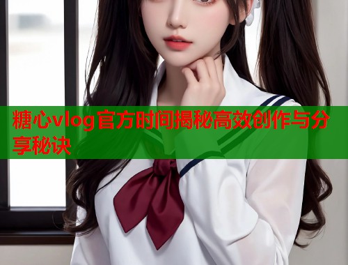 糖心vlog官方时间揭秘高效创作与分享秘诀