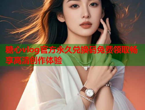 糖心vlog官方永久兑换码免费领取畅享高清创作体验