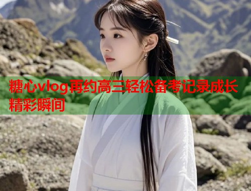 糖心vlog再约高三轻松备考记录成长精彩瞬间