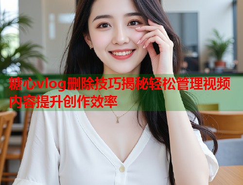 糖心vlog删除技巧揭秘轻松管理视频内容提升创作效率