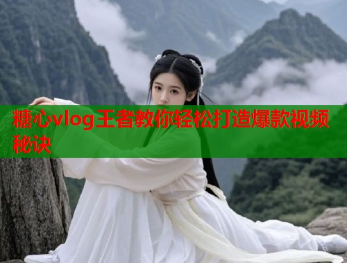 糖心vlog王者教你轻松打造爆款视频秘诀