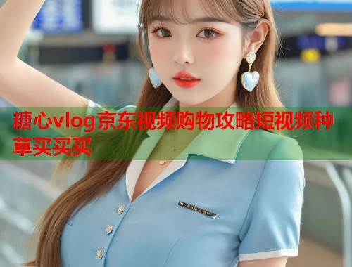 糖心vlog京东视频购物攻略短视频种草买买买