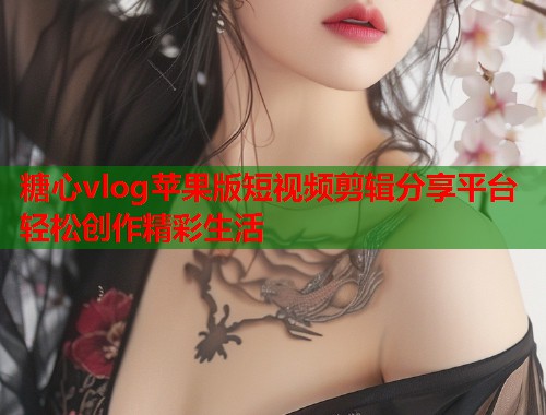 糖心vlog苹果版短视频剪辑分享平台轻松创作精彩生活 糖心vlog苹果版短视频剪辑分享平台轻松创作精彩生活
