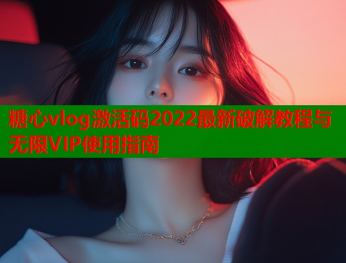 糖心vlog激活码2022最新破解教程与无限VIP使用指南 糖心vlog激活码2022最新破解教程与无限VIP使用指南