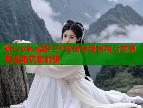 糖心Vlog美杜莎演员全揭秘幕后故事与选角花絮解析