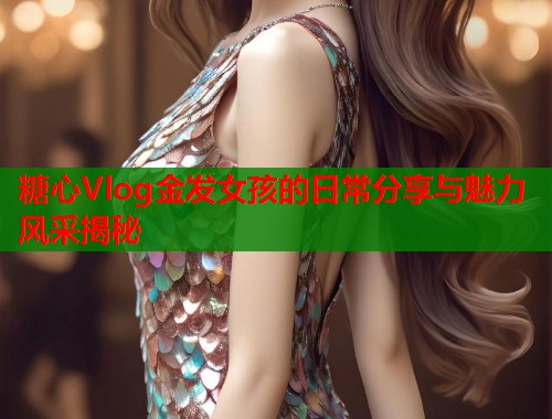 糖心Vlog金发女孩的日常分享与魅力风采揭秘