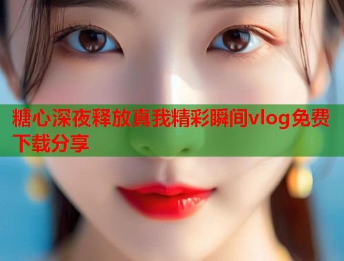 糖心深夜释放真我精彩瞬间vlog免费下载分享