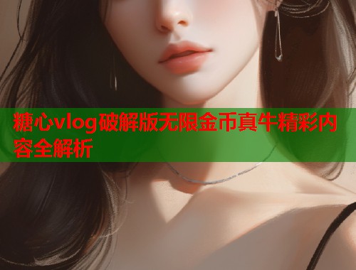 糖心vlog破解版无限金币真牛精彩内容全解析