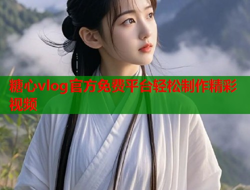 糖心vlog官方免费平台轻松制作精彩视频