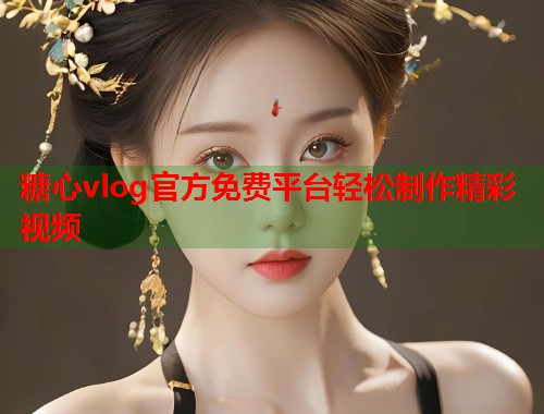 糖心vlog官方免费平台轻松制作精彩视频